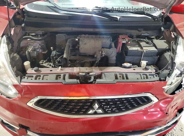 ML32A3HJ2HH001199 2017 MITSUBISHI MIRAGE Red Вид задньої частини салону