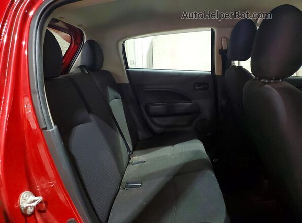 ML32A3HJ2HH001199 2017 MITSUBISHI MIRAGE Red Вид задніх сидінь