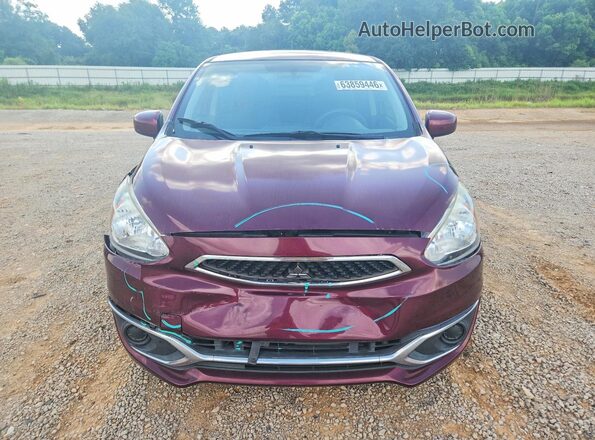 ML32A3HJ5LH004896 2020 MITSUBISHI MIRAGE Maroon Widok z przodu