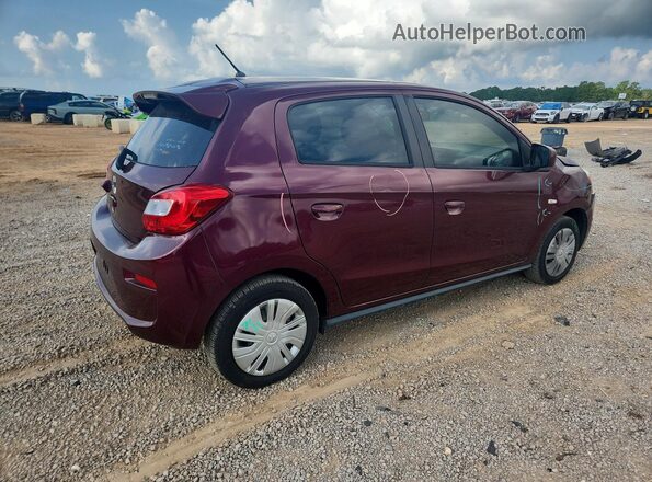 ML32A3HJ5LH004896 2020 MITSUBISHI MIRAGE Maroon Tył prawy