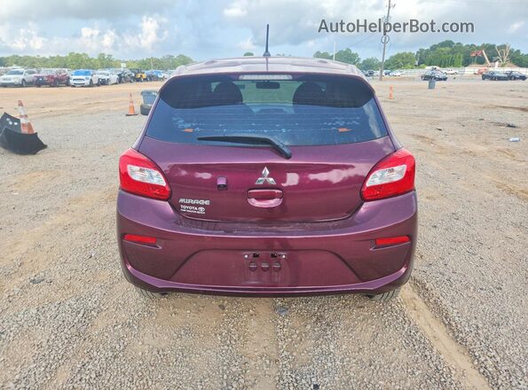 ML32A3HJ5LH004896 2020 MITSUBISHI MIRAGE Maroon Widok z tyłu