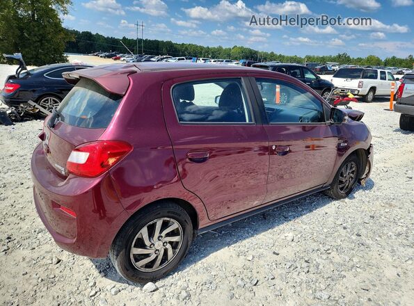 ML32A4HJ1JH003702 2018 MITSUBISHI MIRAGE Бордовый Передняя правая четверть
