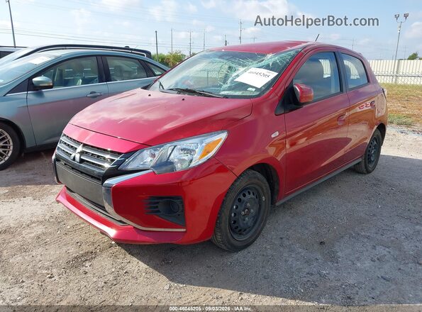 ML32AUHJ0RH017621 2024 MITSUBISHI MIRAGE Красный Передняя левая четверть