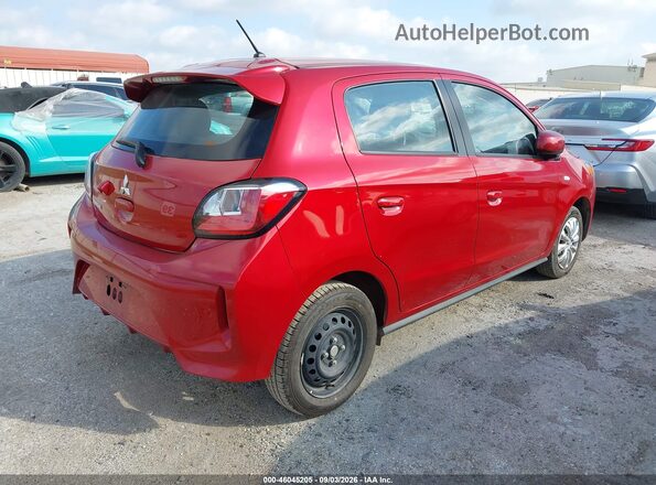ML32AUHJ0RH017621 2024 MITSUBISHI MIRAGE Красный Задняя правая четверть