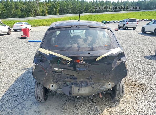ML32AUHJ2NH003424 2022 MITSUBISHI MIRAGE Black Հետևի տեսք