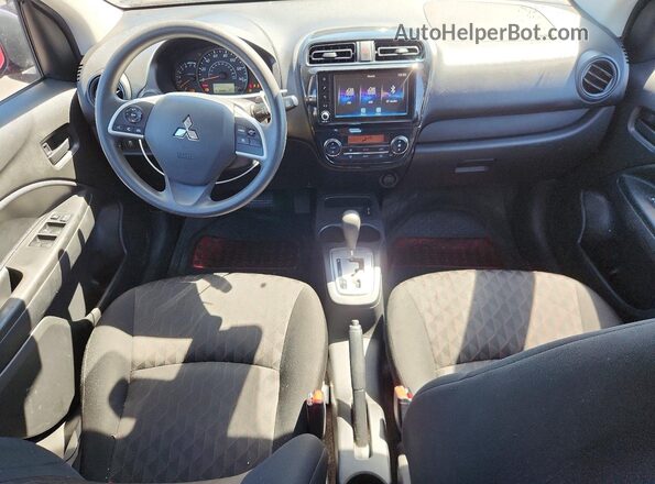 ML32AUHJ9MH001958 2021 MITSUBISHI MIRAGE Red Vista del salpicadero