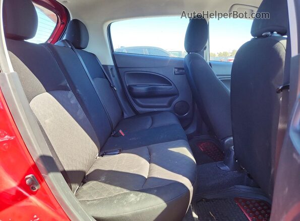 ML32AUHJ9MH001958 2021 MITSUBISHI MIRAGE Red Vista de los asientos traseros