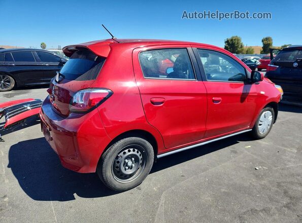 ML32AUHJ9MH001958 2021 MITSUBISHI MIRAGE Red Trasero derecho