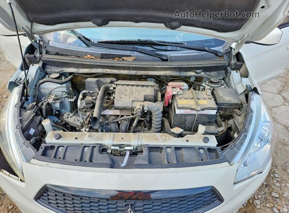 ML32F3FJ2LHF08331 2020 MITSUBISHI MIRAGE White Vista interior trasera