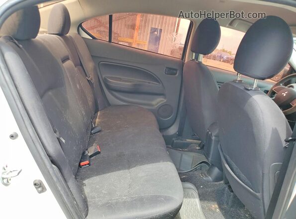 ML32F3FJ3HH003287 2017 MITSUBISHI MIRAGE White Vista de los asientos traseros