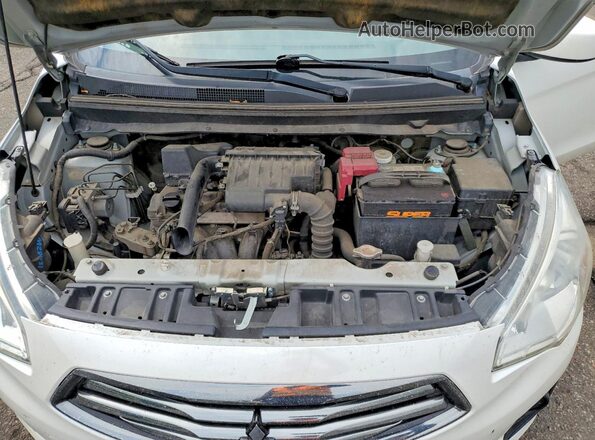 ML32F3FJ3HH003287 2017 MITSUBISHI MIRAGE White Vista interior trasera