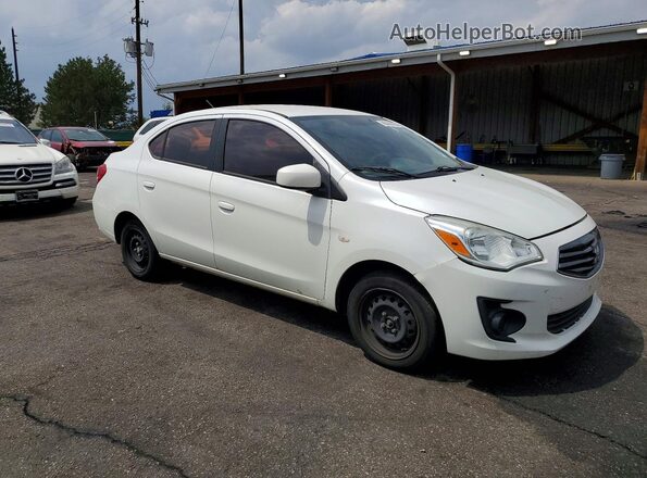 ML32F3FJ3HH003287 2017 MITSUBISHI MIRAGE White Delantero derecho