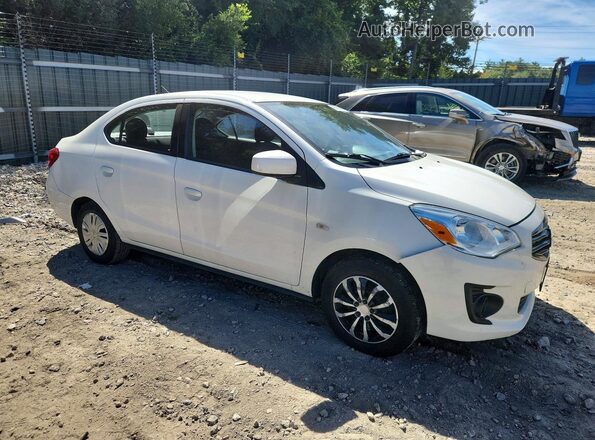 ML32F3FJ6KHF17533 2019 MITSUBISHI MIRAGE Белый Передняя правая четверть