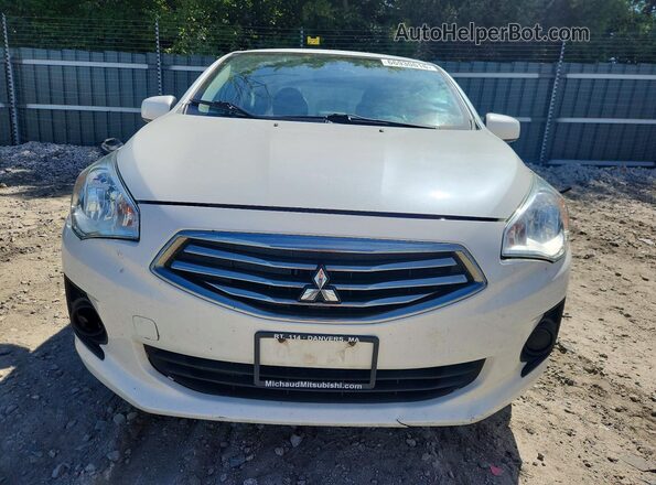 ML32F3FJ6KHF17533 2019 MITSUBISHI MIRAGE Белый Вид спереди