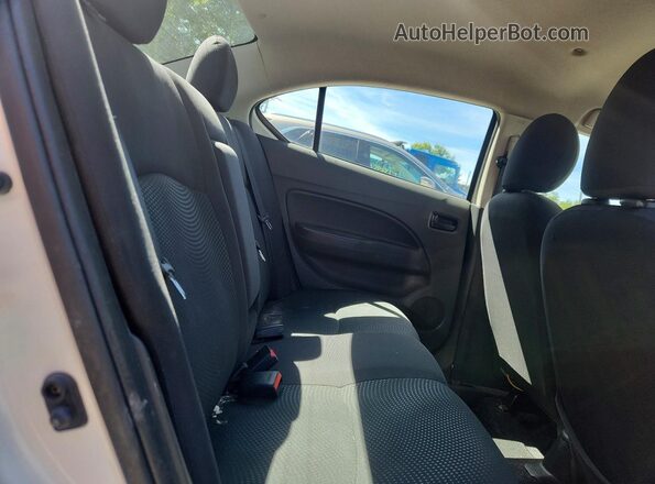 ML32F3FJ6KHF17533 2019 MITSUBISHI MIRAGE Белый Вид задних сидений