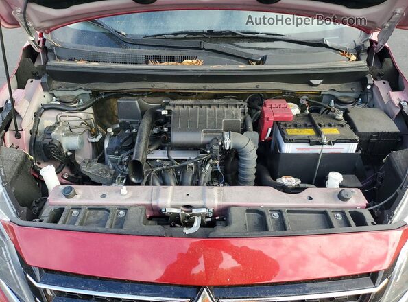 ML32FUFJ7RHF17055 2024 MITSUBISHI MIRAGE Red Vista interior trasera
