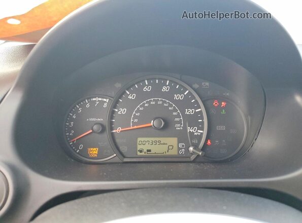 ML32FUFJ7RHF17055 2024 MITSUBISHI MIRAGE Red Vista del cuadro de instrumentos
