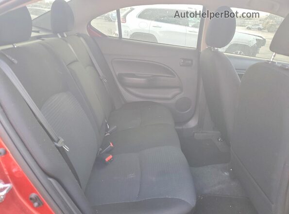 ML32FUFJ7RHF17055 2024 MITSUBISHI MIRAGE Red Vista de los asientos traseros