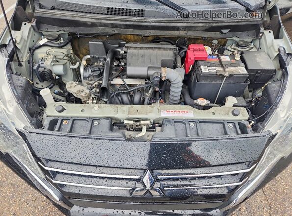 ML32FUFJ8MHF01536 2021 MITSUBISHI MIRAGE Black Widok wnętrza z tyłu
