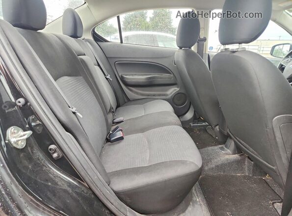 ML32FUFJ8MHF01536 2021 MITSUBISHI MIRAGE Black Widok tylnych siedzeń