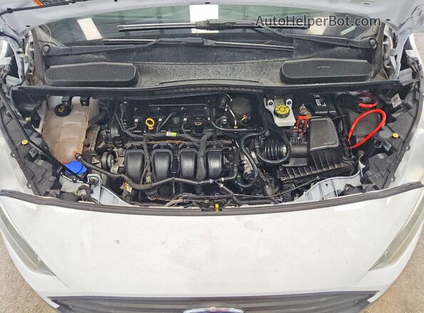 NM0GE9E26M1497017 2021 FORD TRANSIT White Widok wnętrza z tyłu
