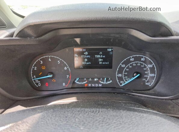 NM0LS7E20L1482524 2020 FORD TRANSIT White ხელსაწყოთა პანელის ხედი