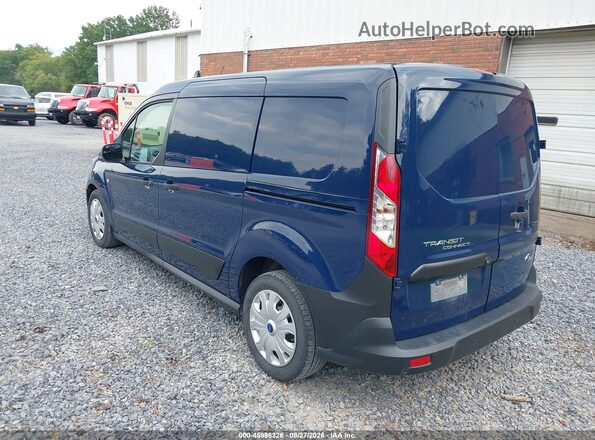 NM0LS7E27M1489651 2021 FORD TRANSIT CONNECT Blue Trasero izquierdo