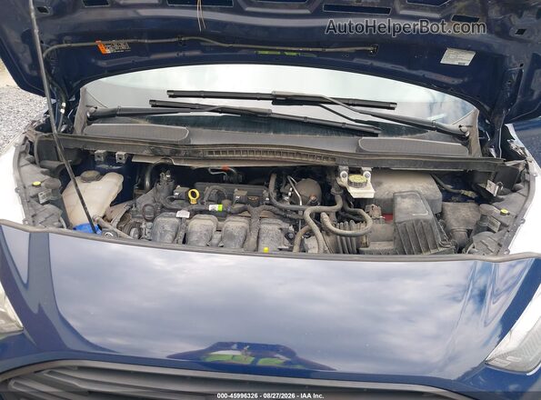 NM0LS7E27M1489651 2021 FORD TRANSIT CONNECT Blue Vista trasera