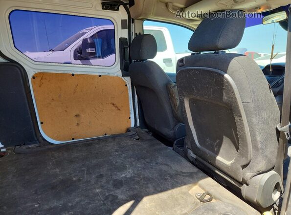 NM0LS7E76H1304975 2017 FORD TRANSIT White Вид задніх сидінь