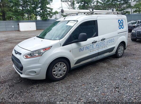 NM0LS7F76G1284482 2016 FORD TRANSIT CONNECT White Առջևի ձախ երեք քառորդ տեսարան