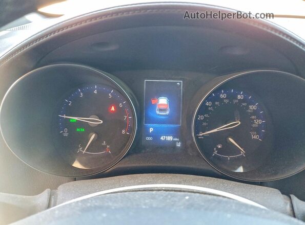 NMTKHMBX0JR013590 2018 TOYOTA C-HR Silver ხელსაწყოთა პანელის ხედი