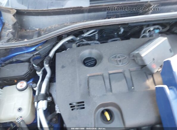 NMTKHMBX1JR053340 2018 TOYOTA C-HR Blue Вид спереду