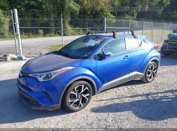 NMTKHMBX1JR053340 2018 TOYOTA C-HR Blue Передня ліва чверть