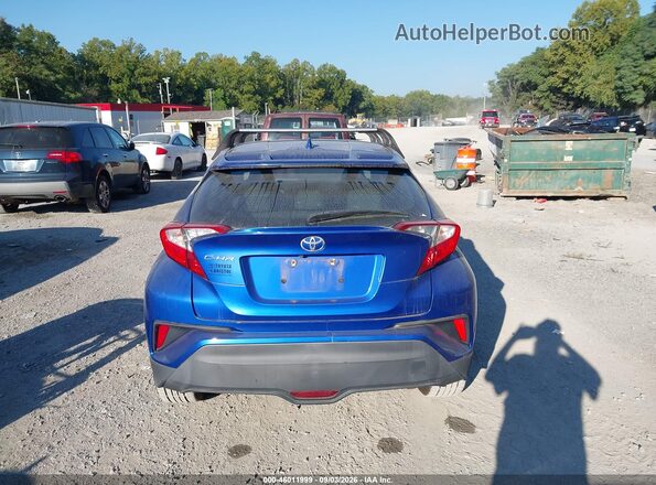 NMTKHMBX1JR053340 2018 TOYOTA C-HR Blue 