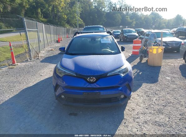NMTKHMBX1JR053340 2018 TOYOTA C-HR Blue Вид щитка приладів