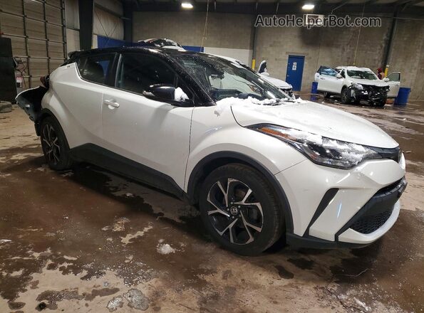 NMTKHMBX1LR105536 2020 TOYOTA C-HR White Przód prawy