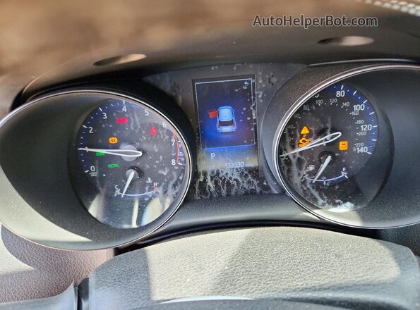 NMTKHMBX2JR039964 2018 TOYOTA C-HR Silver Vista del cuadro de instrumentos