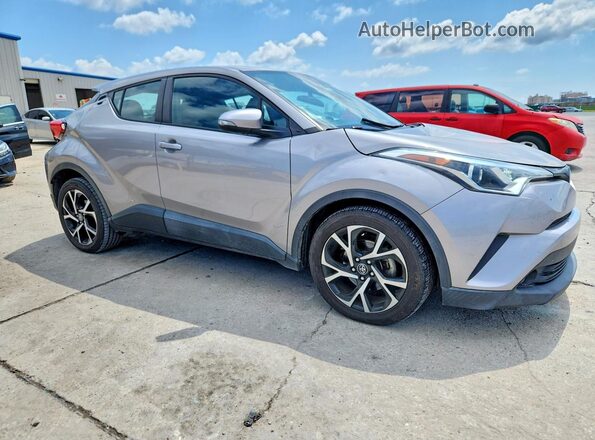 NMTKHMBX2JR047837 2018 TOYOTA C-HR Silver Передня права чверть