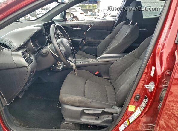 NMTKHMBX3JR007556 2018 TOYOTA C-HR Red Widok wnętrza z przodu