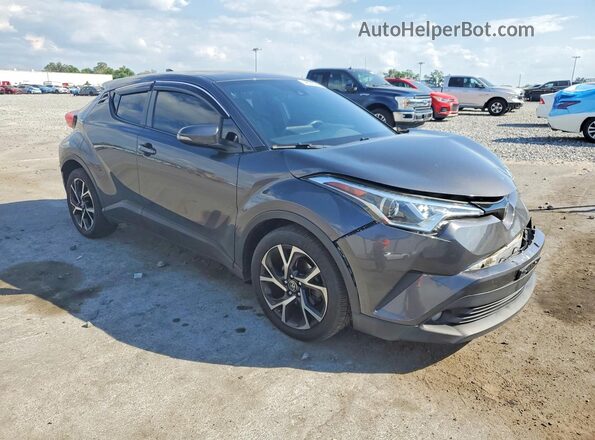 NMTKHMBX3JR043070 2018 TOYOTA C-HR Gray Delantero derecho