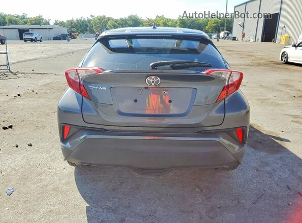 NMTKHMBX3JR043070 2018 TOYOTA C-HR Gray Vista trasera