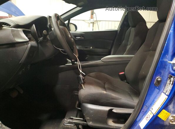 NMTKHMBX3KR070299 2019 TOYOTA C-HR Blue Widok wnętrza z przodu