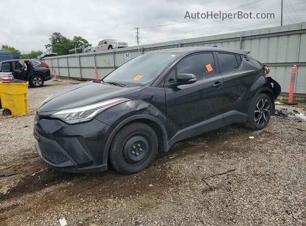 NMTKHMBX3MR131637 2021 TOYOTA C-HR Black VIN կոդի պիտակի տեսք