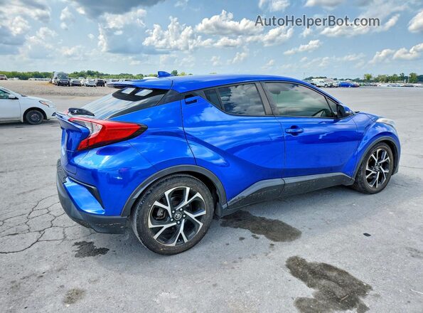 NMTKHMBX5JR037688 2018 TOYOTA C-HR Blue Tył prawy