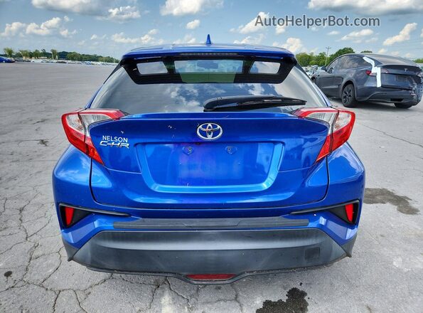 NMTKHMBX5JR037688 2018 TOYOTA C-HR Blue Widok z tyłu