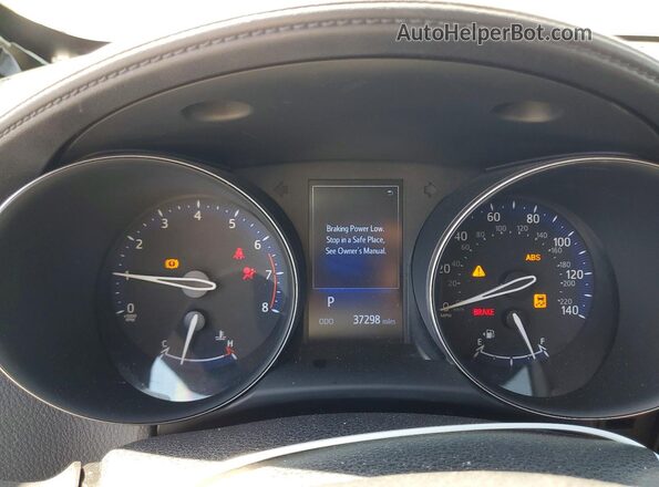 NMTKHMBX7JR015997 2018 TOYOTA C-HR White Widok zestawu wskaźników