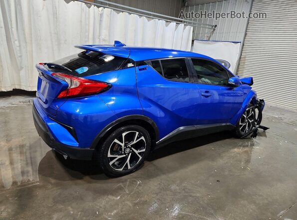 NMTKHMBX9JR024376 2018 TOYOTA C-HR Blue Tył prawy