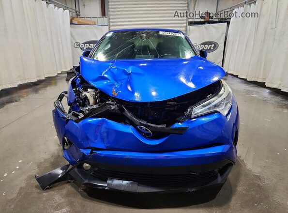 NMTKHMBX9JR024376 2018 TOYOTA C-HR Blue Widok z przodu