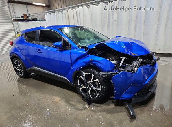 NMTKHMBX9JR024376 2018 TOYOTA C-HR Blue Przód prawy