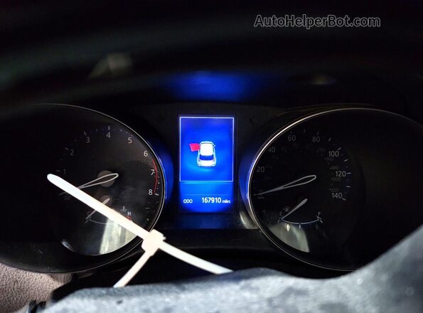 NMTKHMBX9JR024376 2018 TOYOTA C-HR Blue Widok zestawu wskaźników